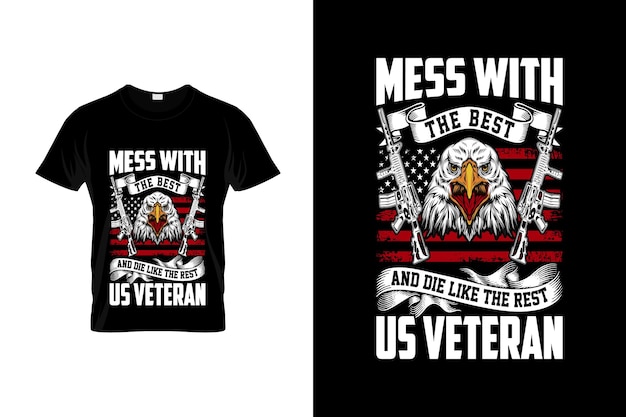 Vector camiseta de veterano estadounidense, camiseta de veterano estadounidense, cartel de veterano estadounidense, camiseta gráfica de veterano estadounidense