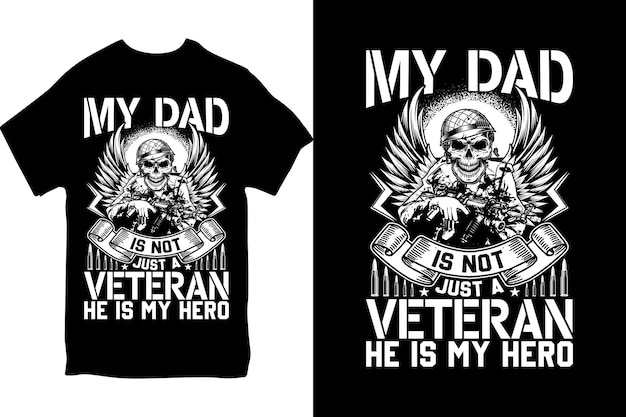 Camiseta de veterano orgulloso del ejército de los Estados Unidos o camiseta de veteran estadounidense o diseño de camisa de veterano