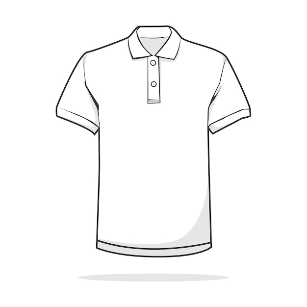 Camiseta WebMens Ilustración vectorial plantilla modelo de camiseta de diseño plano