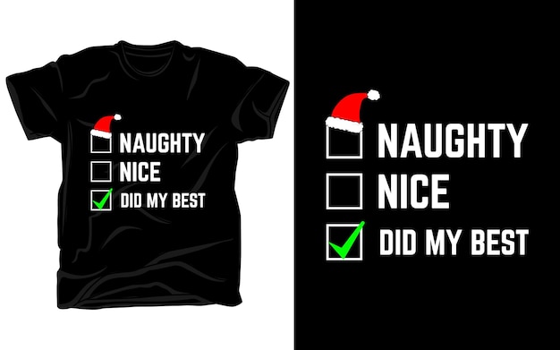Camisetas de Navidad divertidas y traviesas Camiseta de Navidad traviesas Mañana de Navidad Fiesta de Navidad