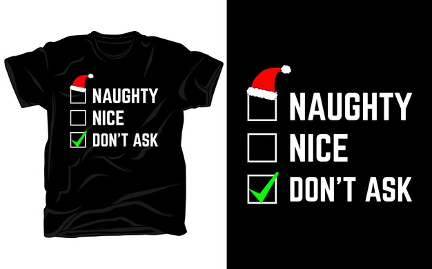 Camisetas de Navidad divertidas y traviesas Camiseta de Navidad traviesas Mañana de Navidad Fiesta de Navidad