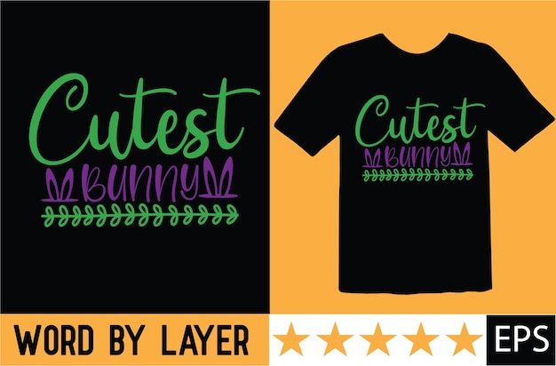 Las camisetas de Pascua el diseño vectorial de la tipografía de Pascua
