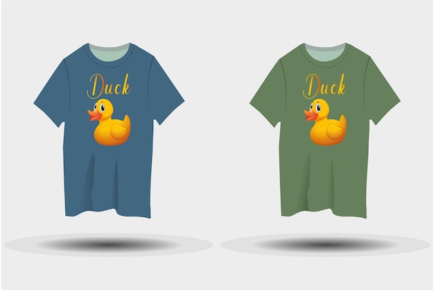 Camisetas de pato muy bonitas.