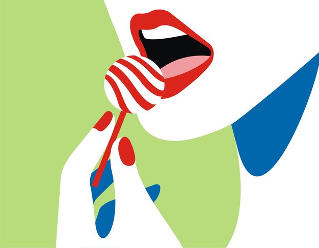 Campaña vectorial para niñas