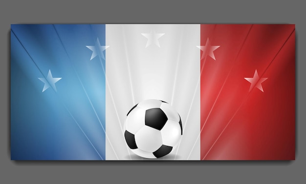 Campeonato europeo de fútbol en francia fondo vector diseño deportivo euro