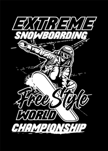 Campeonato de snowboard extremo