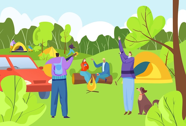 Camping jóvenes