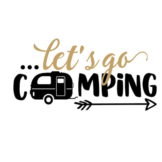 Vector camping svg diseños svg eps