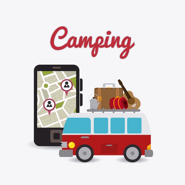 Camping, viajes y vacaciones.