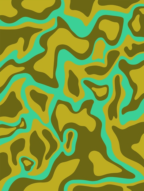 Camuflaje abstracto de formas orgánicas