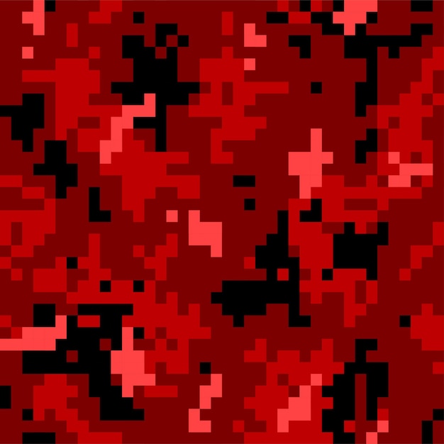 Camuflaje de color rojo oscuro