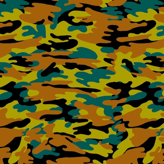 Camuflaje grunge abstracto textura sin costuras patrón de camuflaje militar Ejército o caza ropa de camo verde caqui oscuro papel de pared de camufle