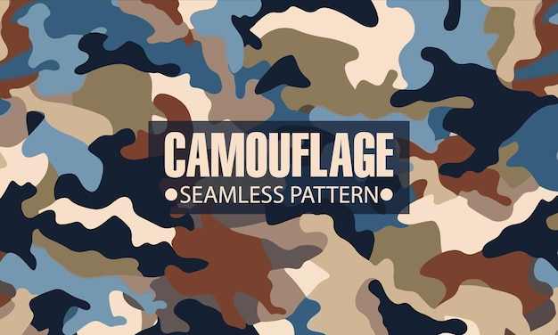 camuflaje militar abstracto patrón sin costuras fondo diseño vectorial aislado