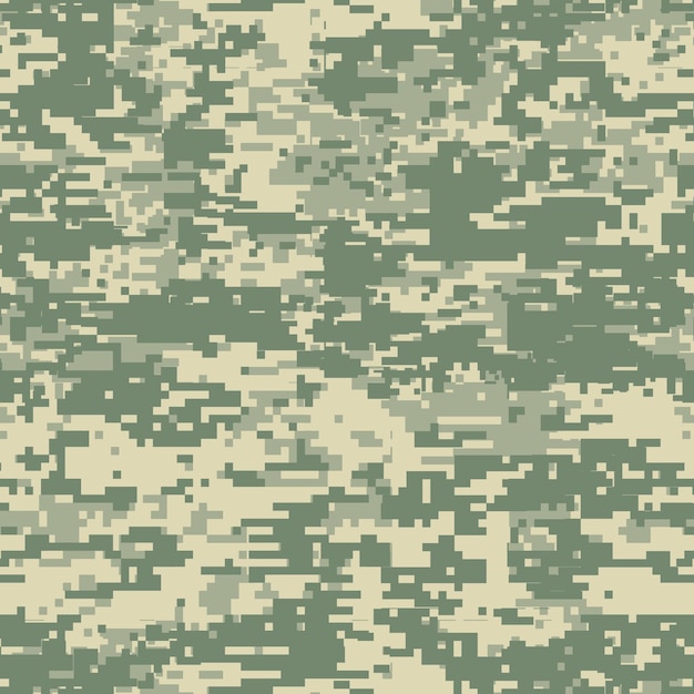 Camuflaje militar de píxeles digitales de color marrón verde diseño de patrón sin costuras camuflaje digital acu del ejército estadounidense f