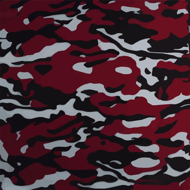 Vector camuflaje patrón sin costuras estilo de moda camo impresión repetida ilustración vectorial textura caqui