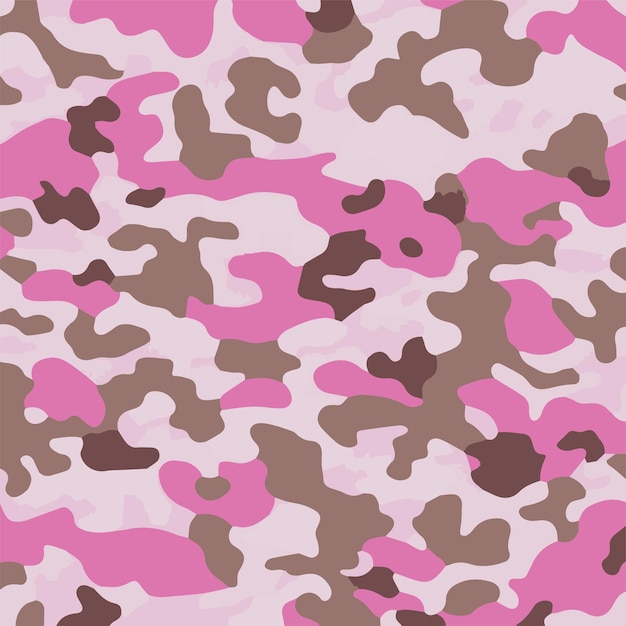 Camuflaje patrón sin costuras Estilo de moda camo repetir impresión Vector ilustración Textura caqui