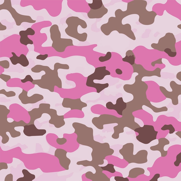 Vector camuflaje patrón sin costuras estilo de moda camo repetir impresión vector ilustración textura caqui