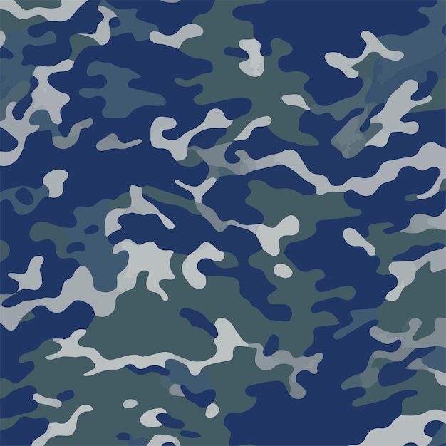 Camuflaje patrón sin costuras Estilo de moda camo repetir impresión Vector ilustración Textura caqui