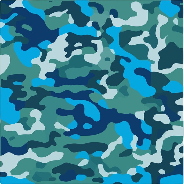 Camuflaje patrón sin costuras Estilo de moda camo repetir impresión Vector ilustración Textura caqui