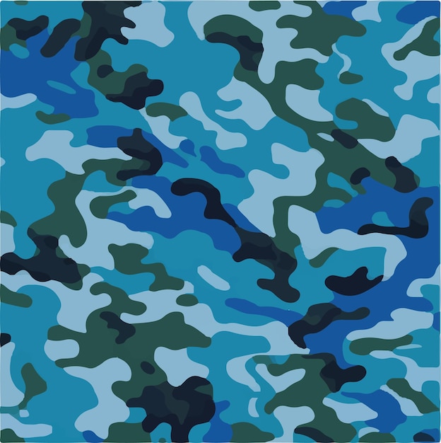 Camuflaje patrón sin costuras Estilo de moda camo repetir impresión Vector ilustración Textura caqui