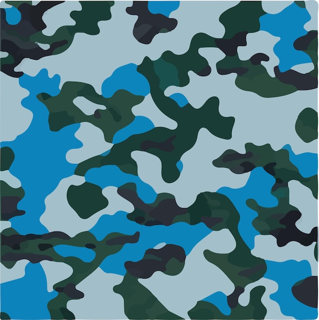 Camuflaje patrón sin costuras Estilo de moda camo repetir impresión Vector ilustración Textura caqui