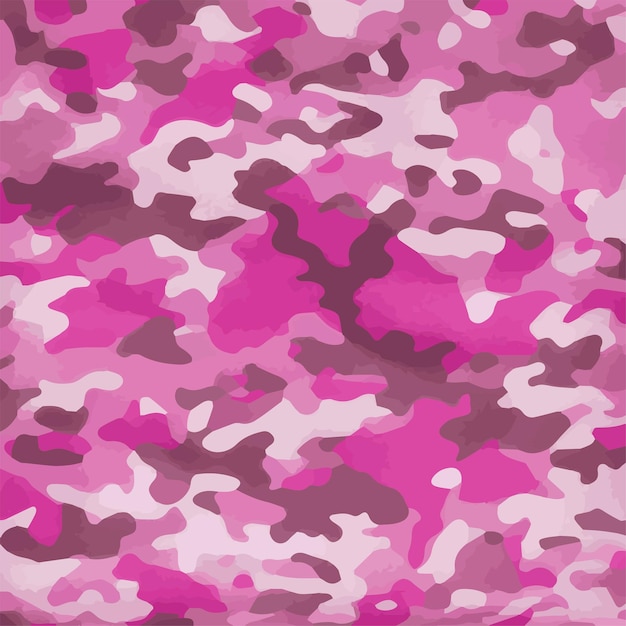 Camuflaje patrón sin costuras Estilo de moda camo repetir impresión Vector ilustración Textura caqui