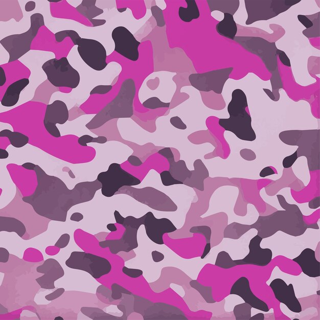 Camuflaje patrón sin costuras Estilo de moda camo repetir impresión Vector ilustración Textura caqui