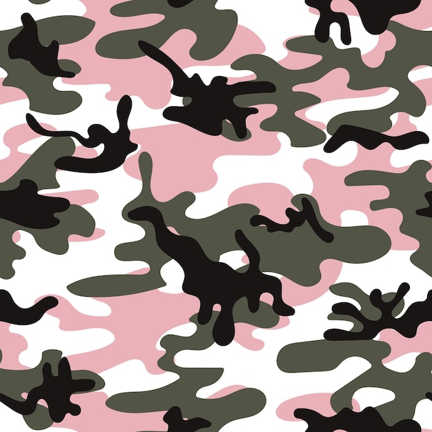 Camuflaje de patrones sin fisuras Textura de camuflaje militar de patrones sin fisuras Ejército abstracto y caza