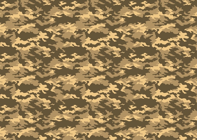 Camuflaje de patrones sin fisuras vector ilustración ejército militar textura caqui