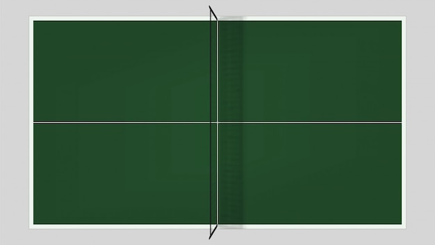 Cancha de tenis de mesa