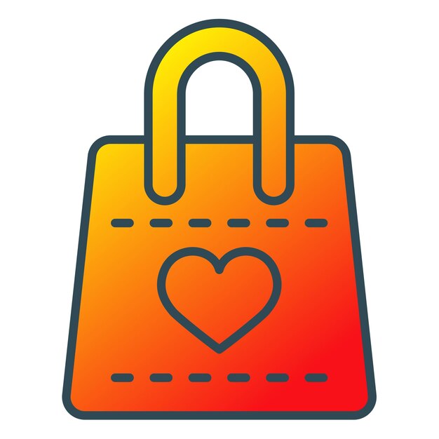 un candado naranja y amarillo con un corazón en él