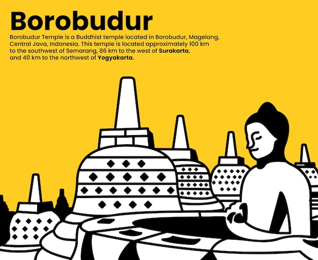 Vector candi borobudur