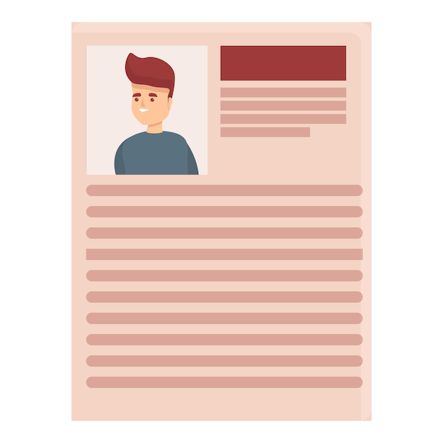 Candidato icono dibujos animados vector Contratación de personas Empleo reclutar