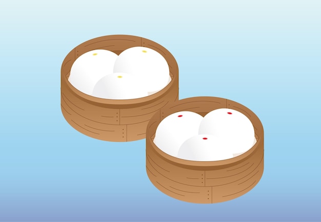 Vector canton_dim_sum_hong_kong_comida