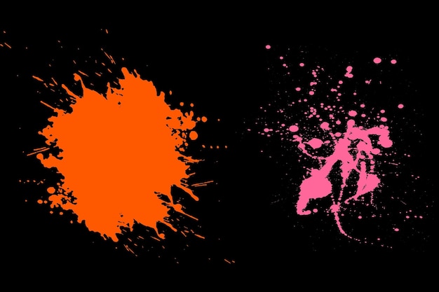 El caos vibrante congelado en una explosión de colores una cautivadora obra maestra de salpicaduras de pintura