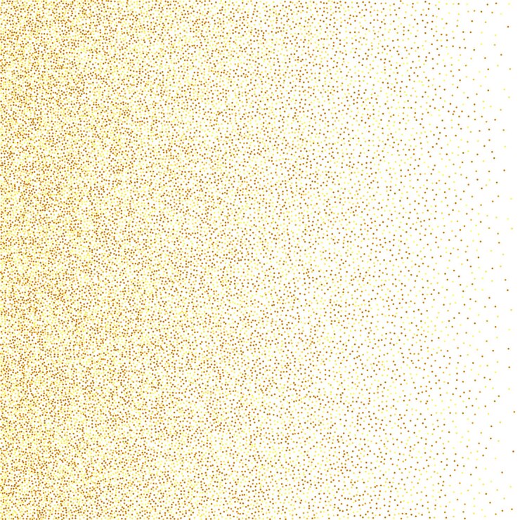 Vector caótico telón de fondo nupcial. bokeh redondo vectorial. fondo iridiscente abstracto. tarjeta de cumpleaños con textura metálica. confeti dorado. partículas de polvo dorado aisladas. ilustración de aniversario geométrico.
