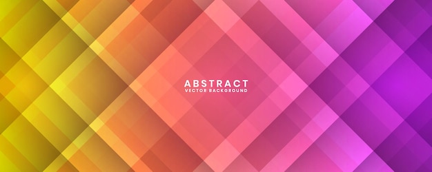 Capa de superposición de fondo abstracto geométrico colorido 3D en espacio brillante con efecto de recorte