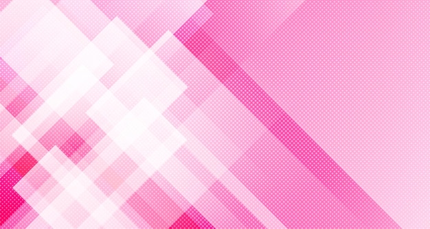 Vector capa de superposición de fondo abstracto geométrico rosa en espacio brillante con efecto de líneas diagonales