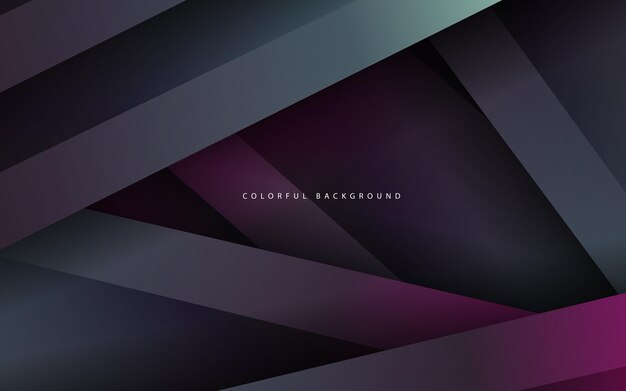 Capa de superposición geométrica abstracta de fondo de color oscuro