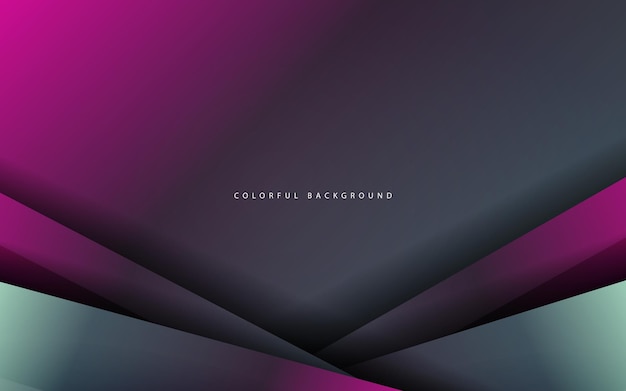 Capa de superposición geométrica abstracta de fondo de color oscuro