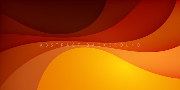 capas de corte de papel onduladas abstractas coloridas gradiente de fondo vector de diseño de forma