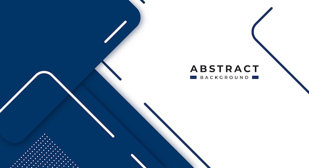 Capas de papel de forma geométrica de fondo azul abstracto con espacio de copia para diseño web decorativo
