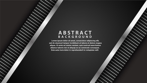 Capas superpuestas geométricas abstractas con rayas Fondo elegante con espacio de copia