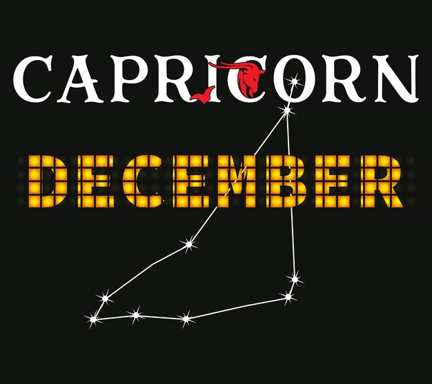 Capricornio Diciembre Camisa Zodiaco Capricornio