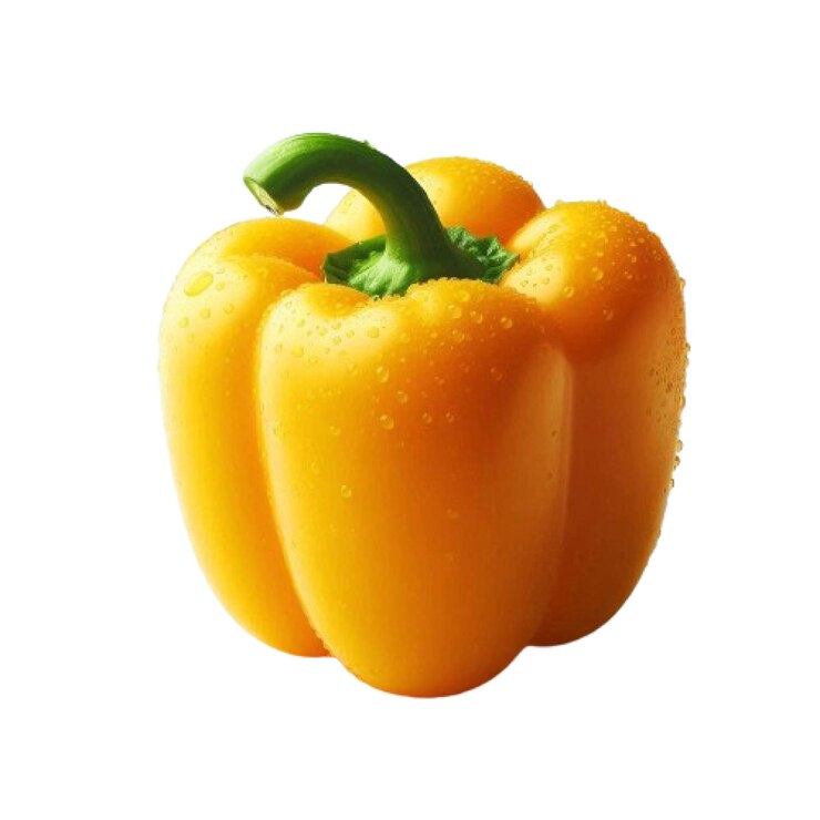 Vector capsicum amarillo