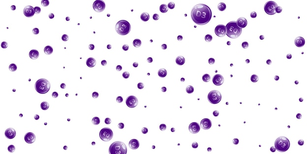 Cápsulas redondas de vitamina D3
