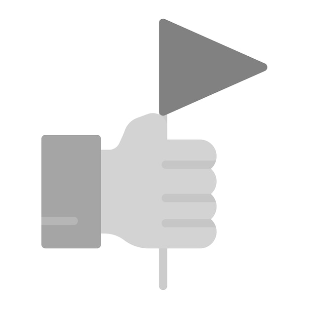 Captura la imagen vectorial del icono de la bandera Se puede utilizar para el diseño de juegos