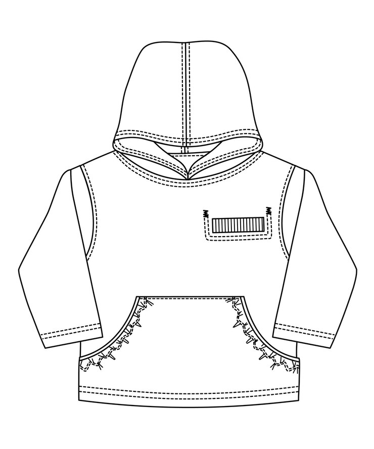 Vector con capucha