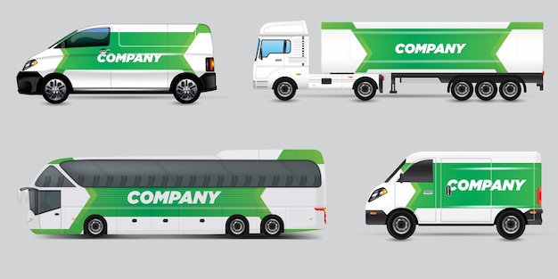 Vector car branding y diseño para tu empresa