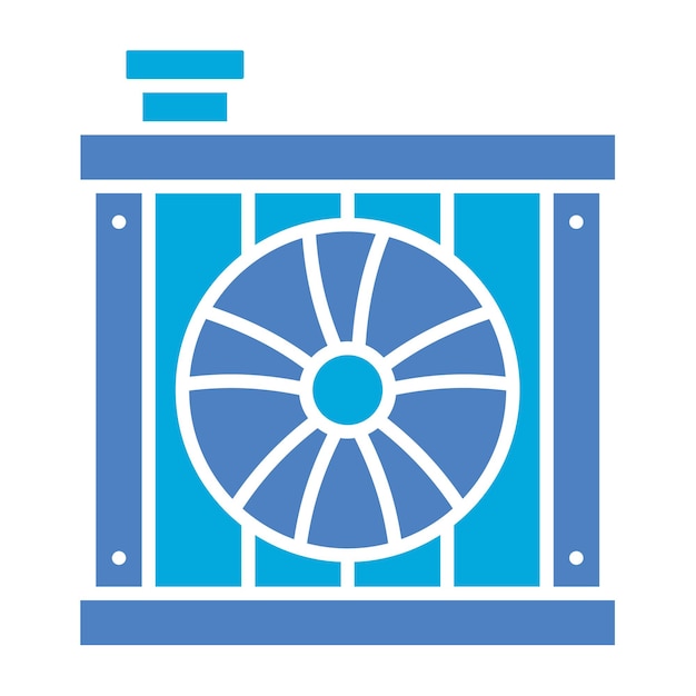 Vector car radiator icon